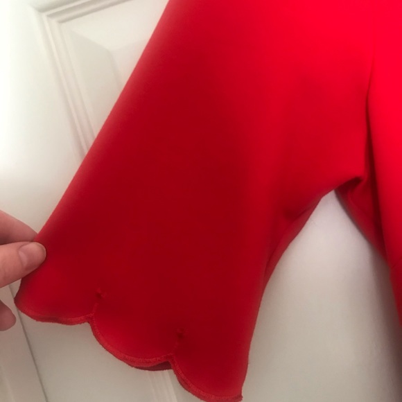 Teri Jon Red A-line Dress - Picture 3 of 7